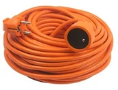 Listwy zasilające - HBF Przedłużacz ogrodowy 20m 2x1.5mm pomarańczowy 192203 - miniaturka - grafika 1