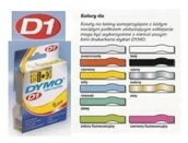 Etykiety do drukarek - Dymo ETYKIETA D1 6mmx7m CZARNY/BIAŁY S0720780 - miniaturka - grafika 1