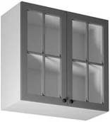 Szafki kuchenne - Szafka kuchenna wisząca Calio 80 cm kolor szary - miniaturka - grafika 1