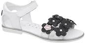 Buty dla dziewczynek - Bartek Sandałki dla dziewczynki 16168-Z14 Białe Sandały na rzepy 27702 - miniaturka - grafika 1