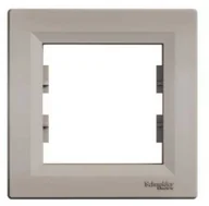 Klawisze i ramki - Schneider ramka Schneider pojedyncza brązowa EPH5800169 - miniaturka - grafika 1