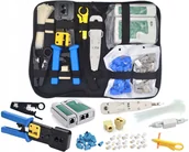 Narzędzia sieciowe - Zestaw narzędzi sieciowych pass through przelotowe - miniaturka - grafika 1