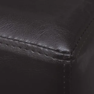 vidaXL vidaXL Ciemno brązowa ławka z imitacji skóry - Ławki do przedpokoju - miniaturka - grafika 3