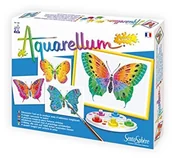 Pozostałe akcesoria dla plastyków - Sentosphere SentoSphere 3900661  obrazy 4 ausmal aquarellum Junior motyle, zestaw do malowania - miniaturka - grafika 1