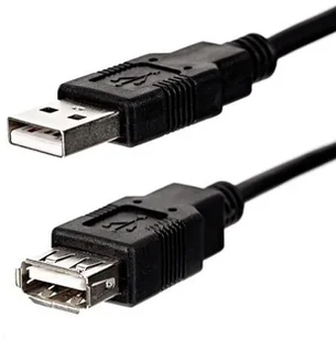 Kabel Usb (2.0), Usb A M- Usb A F, 3m, czarny, Log - Kable komputerowe i do monitorów - miniaturka - grafika 2
