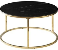 Ławy i stoliki kawowe - Signal Ława SABINE Czarny marmur SABINECZMAZL - miniaturka - grafika 1