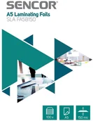 Folie do laminatora - Sencor Folia do laminowania SLA FA5B150 - miniaturka - grafika 1