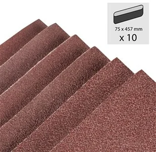 TROTEC Zestaw taśmy szlifierskiej 10-częściowy - Akcesoria do elektronarzędzi - miniaturka - grafika 4