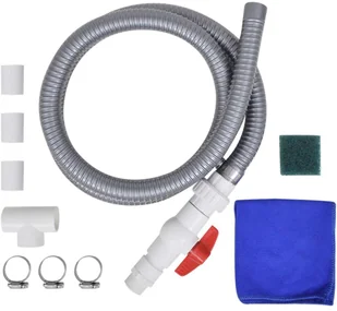 vidaXL Fontanna do basenu, stal nierdzewna, 50 x 30 90 cm, srebrna - Akcesoria do basenów - miniaturka - grafika 7