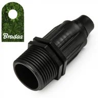 Inne akcesoria do nawadniania - BRADAS Łącznik QJ z GZ 3/4"" do rur PE 16mm zasilających montażowych linii kroplującej 2708 DSWAQJ-L16M34 - miniaturka - grafika 1