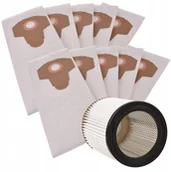 Worki do odkurzaczy - 10x Worki + Filtr do Parkside Pwd 12 20 25 30 A1 - miniaturka - grafika 1