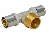 Rury - Trójnik Pex/al/pex 20 X 1/2' Gz X 20 Zaprasowywany - miniaturka - grafika 1