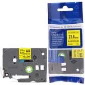 Papier do drukarek - Brother Rurka termo do HS651 23,6mm Żółta HSe-651 - miniaturka - grafika 1