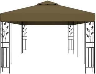 vidaXL Altana, 6 x 3 m, taupe, 180 g/m - Altany ogrodowe - miniaturka - grafika 3