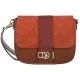 Torebki damskie - U.S. POLO ASSN. Torebka Albany Crossb. W/Flap Bag Pu Rust Multicolor BIUYB4900WVP837 (US42-a) - miniaturka - grafika 1