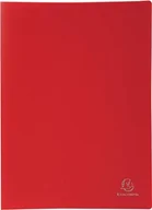 Koszulki na dokumenty - Exacompta 85105e teczka prezentacyjna wykonana z miękkiej skóry PP 300, z 100 gekoernten walizki, nieprzezroczysty, format DIN A4, czerwony 85105E - miniaturka - grafika 1