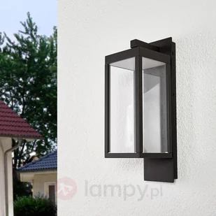 LAMPENWELT.COM Kinkiet zewnętrzny LED Ferdinand w formie lampionu - Lampy ogrodowe - miniaturka - grafika 2