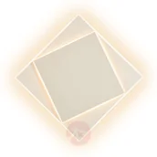 Lampy ścienne - Mantra Lampa ścienna LED Dakla, biała, 28x28 cm - miniaturka - grafika 1