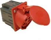 Osprzęt siłowy - PCE POLSKA GSP325 gniazdo skośne z puszką podtynkową 32A/5P 400V IP44 - miniaturka - grafika 1