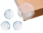 Zabezpieczenia dla dzieci - Zabezpieczenie Osłona Na Narożniki Meble Stół Rogi - miniaturka - grafika 1