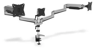 Digitus Ramię biurkowe potrójne z zaciskiem regulowane 3xLCD,27" DA-90363 - Uchwyty do monitorów - miniaturka - grafika 2