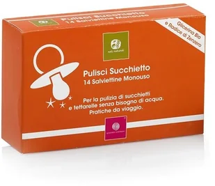 40 Settimane Quaranta Settimane - Jednorazowe chusteczki odkażające do smoczka 14 szt, Quaranta Settimane QS0240006 - Akcesoria do smoczków - miniaturka - grafika 3