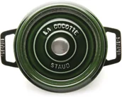 Garnki - Staub Garnek żeliwny okrągły La Cocotte 2,2 L zielony 40509-644-0 - miniaturka - grafika 1