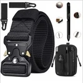 Survival - akcesoria - Zestaw P-1 pasek taktyczny, saszetka, 2 uchwyty molle oraz długopis multitool 8w1 - miniaturka - grafika 1