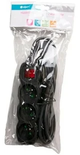 DPM Przedłużacz z wyłącznikiem PP16 3 gniazda/3 m Czarny - Listwy zasilające - miniaturka - grafika 2