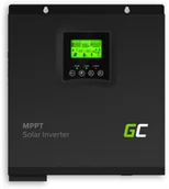 Inwertery, falowniki - Green cell Inwerter solarny falownik Off Grid z ładowarką solarną MPPT Green Cell 24VDC 230VAC 3000VA/3000W Czysta sinusoida INVSOL02 - miniaturka - grafika 1