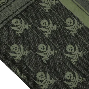 Mil-Tec Chusta Arafatka Skull Olive 12609101 - Odzież taktyczna i umundurowanie - miniaturka - grafika 3