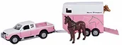 Figurki dla dzieci - Van Manen iDEN Berlin Pickup z przyczepach do transportu koni - miniaturka - grafika 1