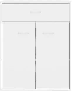 vidaXL Szafka na wysoki połysk, biała, 60 x 30 x 75 cm, płyta wiórowa - Szafki do salonu - miniaturka - grafika 8