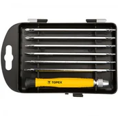Śrubokręty - Topex Wkrętaki precyzyjne, zestaw 7 szt. TOP-39D552 - miniaturka - grafika 1