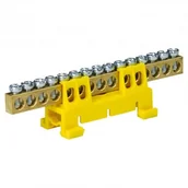 Inne akcesoria elektryczne - SEZ DK a.s. Zacisk listwa zaciskowa 15-torowa żółta 5102 15/Y - miniaturka - grafika 1