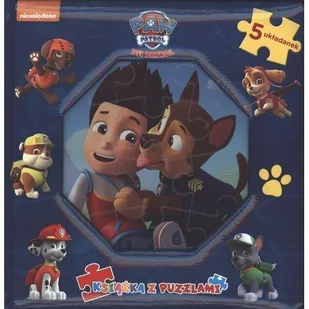 Media Service Zawada Psi Patrol, książka z puzzlami - Opracowanie zbiorowe - Baśnie, bajki, legendy - miniaturka - grafika 2