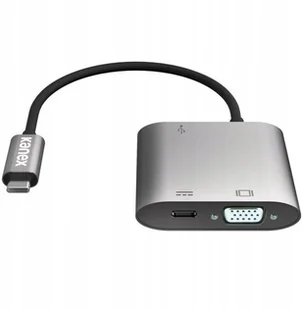 Kanex USB-C VGA Adapter with Power Delivery - Adapter z USB-C na USB 1,5 A, USB-C Power Delivery 60 W + VGA Full HD (Anodized Al K181-1278 - Adaptery i przejściówki - miniaturka - grafika 4