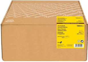 Avery Zweckform Etykiety wysyłkowe do termodruku w rolce; rdzeń 25 mm; 475 etyk. /rolka; 2 rolki / op.; 102 x 152 mm; białe; Zweckform TD8050-25 - Etykiety do drukarek - miniaturka - grafika 2