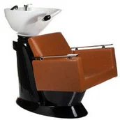 Myjki fryzjerskie - Barbiero Myjnia fryzjerska MILO BH-8025 jasno brązowa BH-8025/165 - miniaturka - grafika 1