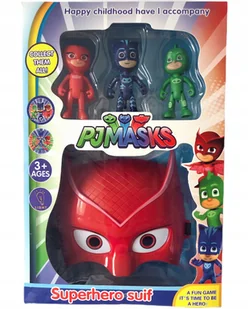 GoDan Maski, PJ Masks, mix, 6 szt. - Dodatki do strojów karnawałowych - miniaturka - grafika 4