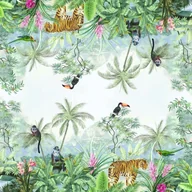 Folia, papier śniadaniowy, serwetki - Nuova R2S Easy life SERWETKI PAPIEROWE Tropical Paradise - miniaturka - grafika 1