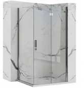 Kabiny prysznicowe - Rea Molier Chrome 100x80 REA-K6371+REA-K8534 - miniaturka - grafika 1