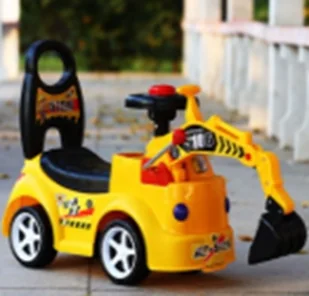 Jeździk pchacz koparka z klaksonem KX7293 - Jeździki dla dzieci - miniaturka - grafika 2