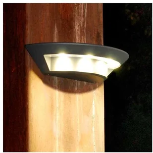 Elstead Lighting Ogrodowa LAMPA ścienna KASPER półokrągła OPRAWA zewnętrzna LED 12W kinkiet outdoor IP54 grafitowy KASPER - Lampy ogrodowe - miniaturka - grafika 3