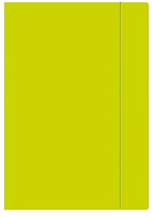 Interdruk Teczka z gumką A4+ Fluo limonkowa (10szt) - Artykuły biurowe - miniaturka - grafika 2