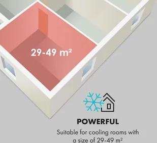 Klarstein Kraftwerk Smart 10K, klimatyzator 3 w 1, 10 000 BTU, sterowanie przy użyciu aplikacji, biały ACO15-Kraftwerk10k W - Klimatyzatory - miniaturka - grafika 4
