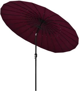 vidaXL Parasol ogrodowy na słupku aluminiowym, 270 cm, bordowy vidaXL - Parasole ogrodowe - miniaturka - grafika 11