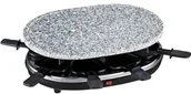 Raclette - h.koenig H. Koenig rp85 raclette grill urządzenia dla 8 osób z kamieniem, 900 W, czarny 80161 - miniaturka - grafika 1