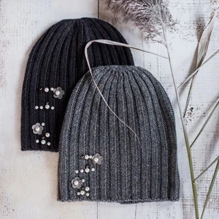 Art of Polo Czapka Perłowe kwiaty - Czapki damskie - miniaturka - grafika 5