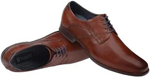Bugatti Półbuty Bettino R0506-1W 644-Cognac Brązowe eleganckie 51753 - Półbuty męskie - miniaturka - grafika 4